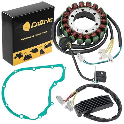Caltric Stator W/Gasket & Regulator Rectifier Compatible with Suzuki Vs750Glp Vs-750Glp Intruder 750 1988-1991