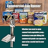 Commercial Can Opener Heavy Duty,Industrial Can Opener for Big Cans,Manual Table Can Opener