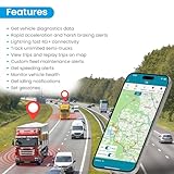 Business Fleet GPS Tracker Vyncs NonOBD No Monthly Fee, 4G LTE, Real Time Truck Tracking, SIM, 1 Year Data Plan, Trips, Vehicle Maintenance, Driver Alerts, Unlimited Vehicles Activation Fee