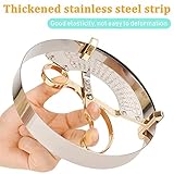 Olpchee Space Aluminum Handle Hat Ruler Scissor Type Ring Compass Adult Hat Size Measuring Tools