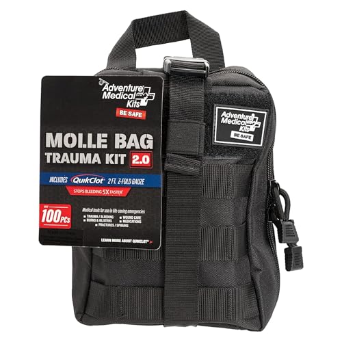 Adventure Medical Molle Bag Trauma Kit 2.0 (Black Bag)