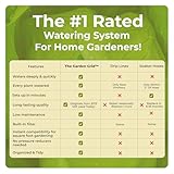 Garden Grid Watering System | Garden Watering System, Raised Bed Watering System, Drip Irrigation System, Raised Garden Sprinkler | Preassembled Drip Irrigation Kit - 4x8 (44"x88")