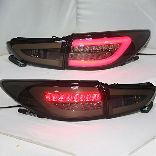 Generic for MAZDA 6 ATENZA LED Taillights 2013-2017 year Smoke black BW