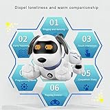 Remote Control Dog, Robot Toys for Kids, RC Robotic Stunt Puppy Voice Control Toys, Remote Control Dancing Programmable Robot Dog Smart RC Robot with Sound Interactive Gift for 3+ Ages Boys and Girls