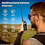 BAOFENG Radio UV-5R 2Pack with 3800mAh Extended Battery and USB Charger Cable, Rechargeable Handheld Ham Radios Long Range (VHF & UHF) with High Gain Antenna and Programming Cable (2Pack)