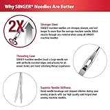 SINGER Assorted Universal Regular Needle and Heavy Duty Needle Bundle for General Sewing in Sizes 80/12, 90/14, 100/16, 110/18, 25pc Set