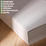 120 Sheets Watercolor Paper Bulk, 140 lb/300 GSM Cold Press Paper White Water Color Paper Cotton Paper for Kids Child Students Adults Artists Drawing Valentine Gift Cards(5 x 7 Inch)