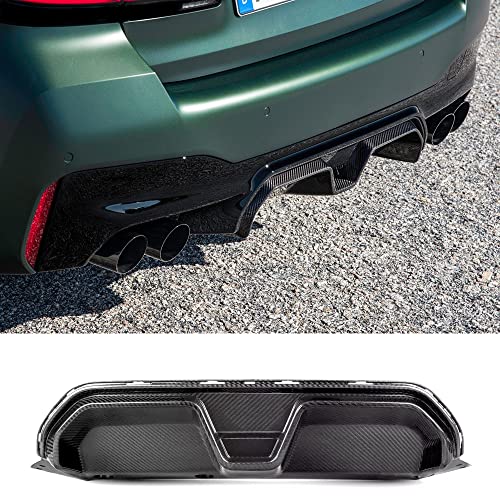 Carbon Fiber Rear Bumper Diffuser Lip For BMW F90 M5 Sedan 2021-2023