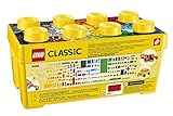 LEGO Classic Medium Creative Brick Box 10696 Building Toy Set - Featuring Storage, Includes Train, Car, and a Tiger Figure, and Playset for Kids, Boys, and Girls Ages 4-99