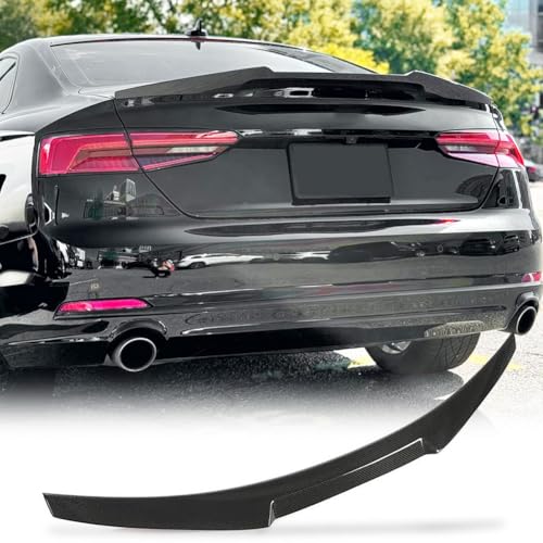 Carbon Fiber Trunk Spoiler for Audi A5 2-Door B9 Base Sline S5 RS5 Coupe 2018-2024 Custom Parts Trunk Lip Rear Wing Body Kits Factory Outlet, Not for Convertibles