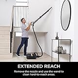 Shark CZ2001 Vertex Canister Vacuum, Bagless, Corded, with Self-Cleaning Brushroll & DuoClean PowerFins, MultiFLEX Technology LED Headlights, Black & Copper (Renewed)