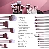 BS-MALL Makeup Brush Set 18 Pcs Premium Synthetic Foundation Powder Concealers Eye shadows Blush Makeup Brushes with black case