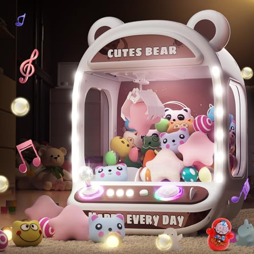 Skirfy Claws Machines for Kids,Unicorns Toys for Girls Age 6+,Mini Vending Machines with Squishyes Fidgets Toys,Candy Dispenser Machines,Claws Game,Birthday Gifts
