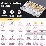 shynek Jewelry Making Kits for Adults, Jewelry Making Supplies Kit with Jewelry Making Tools, Earring Charms, Jewelry Wires, Jewelry Findings and Helping Hands for Jewelry Making and Repair