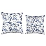 Toile de Jouy Pattern Throw Pillow