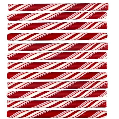 Peppermint Sticks, 80 Pack, Candy Cane Sticks, Peppermint Sticks For Hot Chocolate, Peppermint Candy Sticks, The Hampton Candy Company