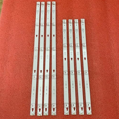 FVGVKAMALL Kit 8pcs LED Backlight Bar Compatible with Thomson 55 TV 55UD6216 55UD6236 55UD6206 55UD6206W(40pcs for 5 TV)