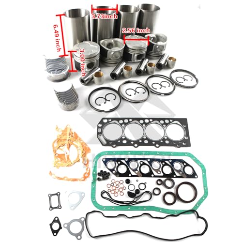 D4BB D4BA 4D56 Engine Overhaul Rebuild Kit STD For Hyundai HC20-35H1 H100 2.5L Forklift Trucks Engine Rebuild Kit Spare Parts