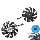 QUINLINFA Fit for Gigabyte AORUS RTX 2080Ti/2080/2070/2060S Graphics Video Card Cooler Fan