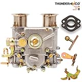 THUNDERMINGO New Carburetor For Weber 40 DCOE 40mm Twin Choke Carb Part Number 19550.174 Fit with 1975-1992 VW water cooled 4CYL 6CYL V8 Engines side draft applications