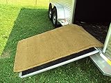 Natural Woven Backed Horse Trailer Coco Mat, 4-Foot by 6- Foot