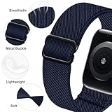 DMIGADIGLO 24 Pack Stretchy Nylon Band Compatible with Apple Watch Band 38mm 40mm 41mm 42mm 44mm 45mm 46mm 49mm Women Men, Adjustable Sport Elastic Replacement Strap for iWatch Series 10 9 8 7 6 5 4 3 2 1 SE Ultra (44/45/46/series1.2.3 - 42mm, 24pack-A)