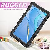 KOMETHER Case for Huawei Matepad T10s 10.1"/ T10 9.7" with Stand [Screen Protector] Glass Rugged Protective Cover for Huawei Tablet Matepad T 10s 10