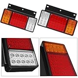 KACEPAR LED Car Rear Tail Light, Super Bright Tail Lamp, Truck Tail Light, JHGAI-F04, Compatible with Isuzu Elf Truck NPR/NKR/NHR/NLR 1984-Present