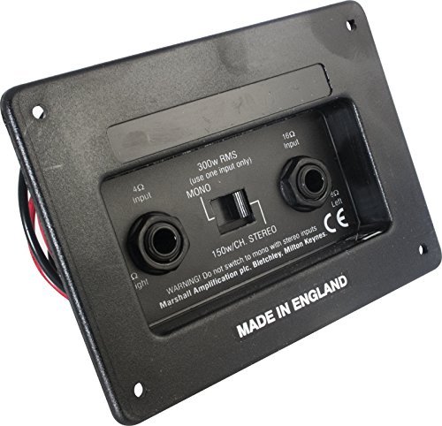 Jack plate - Genuine Marshall, Switchable Stereo/Mono