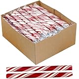 Peppermint Sticks, 80 Pack, Candy Cane Sticks, Peppermint Sticks For Hot Chocolate, Peppermint Candy Sticks, The Hampton Candy Company