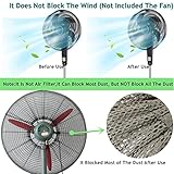 2 PACK Fan Cover for 30 Inch Industrial Pedestal Fan,Fan Dust Cover for Kids Children Finger Protection,Fan Mesh Cover for 30" Commercial Fan for Home Office Shop,Washable,Reusable,Easy to Install