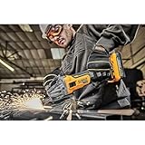 DEWALT 20V MAX* XR Angle Grinder with Kickback Brake, Slide Switch, 4-1/2-Inch, Tool Only (DCG405B)