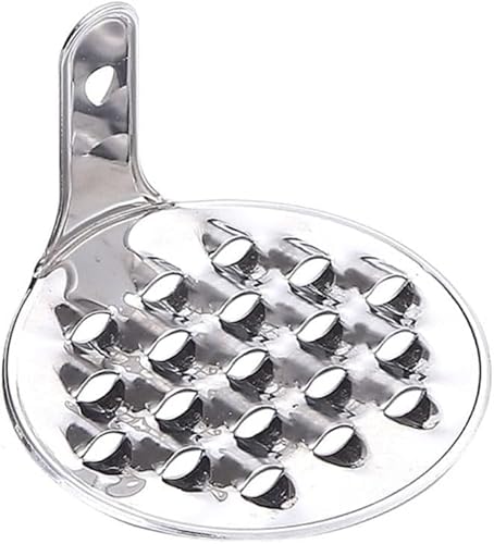 Stainless Steel Bean Jelly Scraper, Small Bean Jelly,Cold Jelly Grater,Stainless Steel Jelly Scraping Scraper,Chinese Pasta Maker, Grating and Slicing Tool, Multipurpose Pasta Peeling Tool