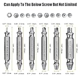 Mulwark Damaged Screw Extractor Set - High-Speed Stripped Screw Removal Tool for Rusty and Broken Nuts & Bolts - Drill Bit Bolt Extractor Kit