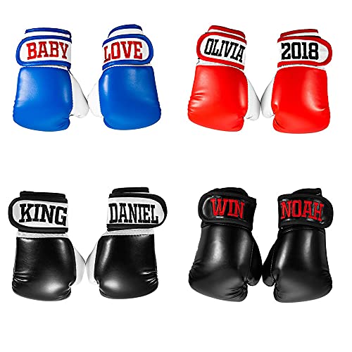Custom Boxing Gloves for Kids - Personalized Embroidered Baby Boxing Gloves - Birthday Gift for Little Kid