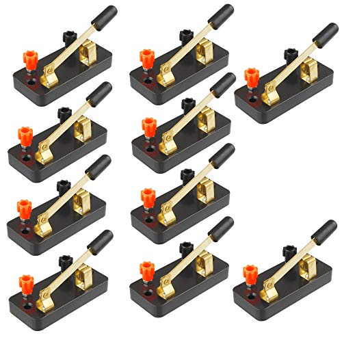 tatoko Educational Single Pole Knife Switch Physics Laboratory Equipment Single Pole Sin gle Throw (Spst) Switch 10PCS