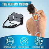 DURASIKO Neck Traction Device for Neck Pain Relief,Neck Stretcher Strap for Spine Chiropractic Decompression,Portable Storage Bag,Neck Chiropractor for Physical Therapy,Neck Strap for Neck Recovery