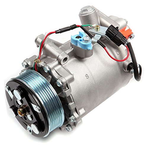 ECCPP AC Compressor with Clutch 2007-2015 fit for Honda Civic for Honda CR-V 2.4L 2007-2012 Fit for Acura RDX 2.3L AC Compressor TRSE09