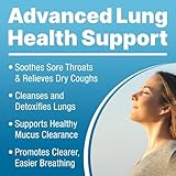 Lung Clear Pro Lung Support Supplement Drops with Wild Mullein Leaf Extract for Lungs and Mucus Relief Support - 2 Fl oz