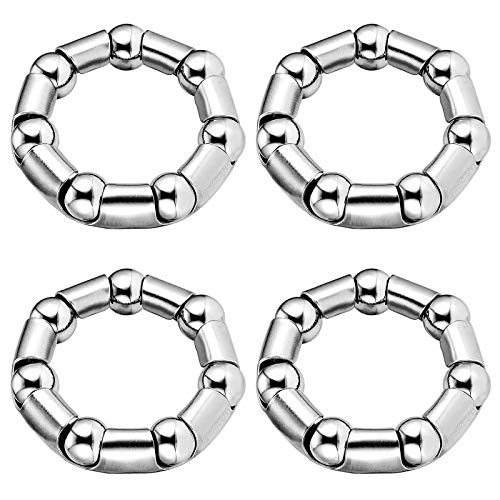 Lanturn Bicycle Crank Bearing 4 Pcs Ball Bearings for Bike Crank Bottom Bracket, KidsStretch Bicycle, 516 x 7 ball