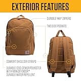 Carhartt 25L Classic Backpack, Durable Water-Resistant Pack W/ 15" Laptop Sleeve and Multiple Organizational Compartments, Black, PFAS Free