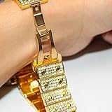 JOLOJO Diamond Band with Case Compatible for Apple Watch 44mm,45mm Women/Men Rhinestone Luxury Jewelry Bling Metal Strap Replacement for iWatch SE/SE 2 Series 8/7/6/5/4