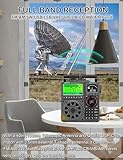 ZHIWHIS Shortwave Radio with SSB and Extra Antenna, AM FM CB LW AIR VHF UHF SW WB SSB Receiver, NOAA Weather/Antenna Tuner/APP Control/Bluetooth/20W Speaker/1600 Presets/Rechargeable Radios ZWS-C919