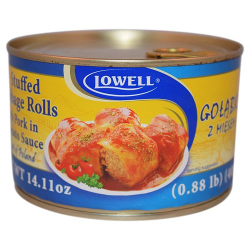 Lowell Foods Canned Stuffed Cabbage Rolls with Pork in Tomato Sauce 400g (Pack of 3)