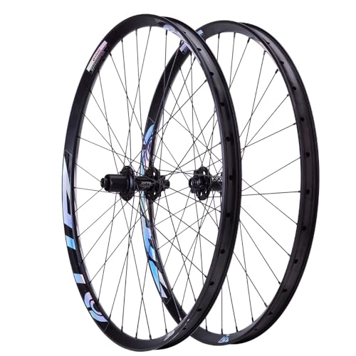 ZTTO 27.5"/29" Mountain Bike Wheelset HG/XD/MS Standard, Tubeless MTB Rim Ratchet 36T 35mm Wide 148 Hub 148 Thru Axle 141 QR Bicycle Wheels, DR390 Boost (Black Hub-Black Rim, XD-29)