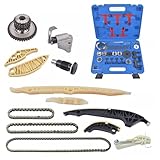 GELUOXI Timing Chain Kit w/Tool Replacement for 2014-2018 VW Jetta Golf Passat Beetle Audi A4 A6 TT 1.8 2.0 TFSI/TSI T10355, 06K109158AA, 06H105209AT, 06H109467AF, 06K109467K