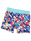 Sonic The Hedgehog Boys' Big Multipacks Different Prints and Pack, 4, 6, 8, 10, and 12, 7-Pack Athletic Boxer Brief