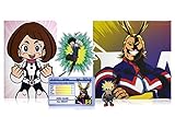 Toynk My Hero Academia LookSee Mystery Gift Box | Includes 5 Official Boku No Hero Collectibles | Includes Wall Art, Enamel Pin, & More | All Might Yellow Edition | Collect All 4