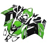 Fairing Kit Fit For Kawasaki ZX6R 2007 2008 ABS Plastic Fairings Injection Bodywork Full Body Kit-Green Black