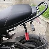 Mokuo Iron Manned Motorcycle Stunt Rear Luggage with CNC Removable Perform Bar Fit for Honda Grom MSX 125 SF 2013-2016